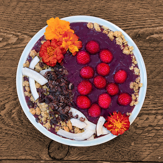 Chocolate Açaí Bowl Recipe with Hemp Milk