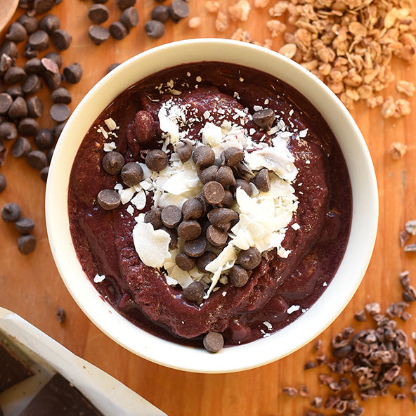 Black Cherry Chocolate Açaí Bowl Recipe