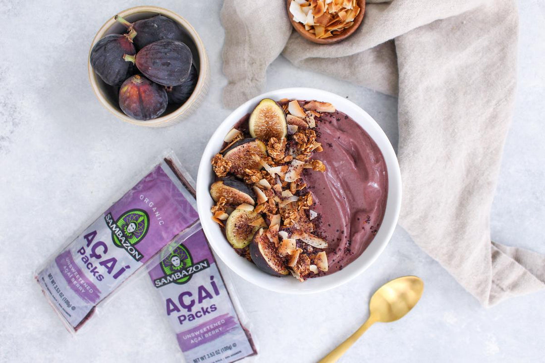 Figgy Coconut Açaí Bowl Recipe