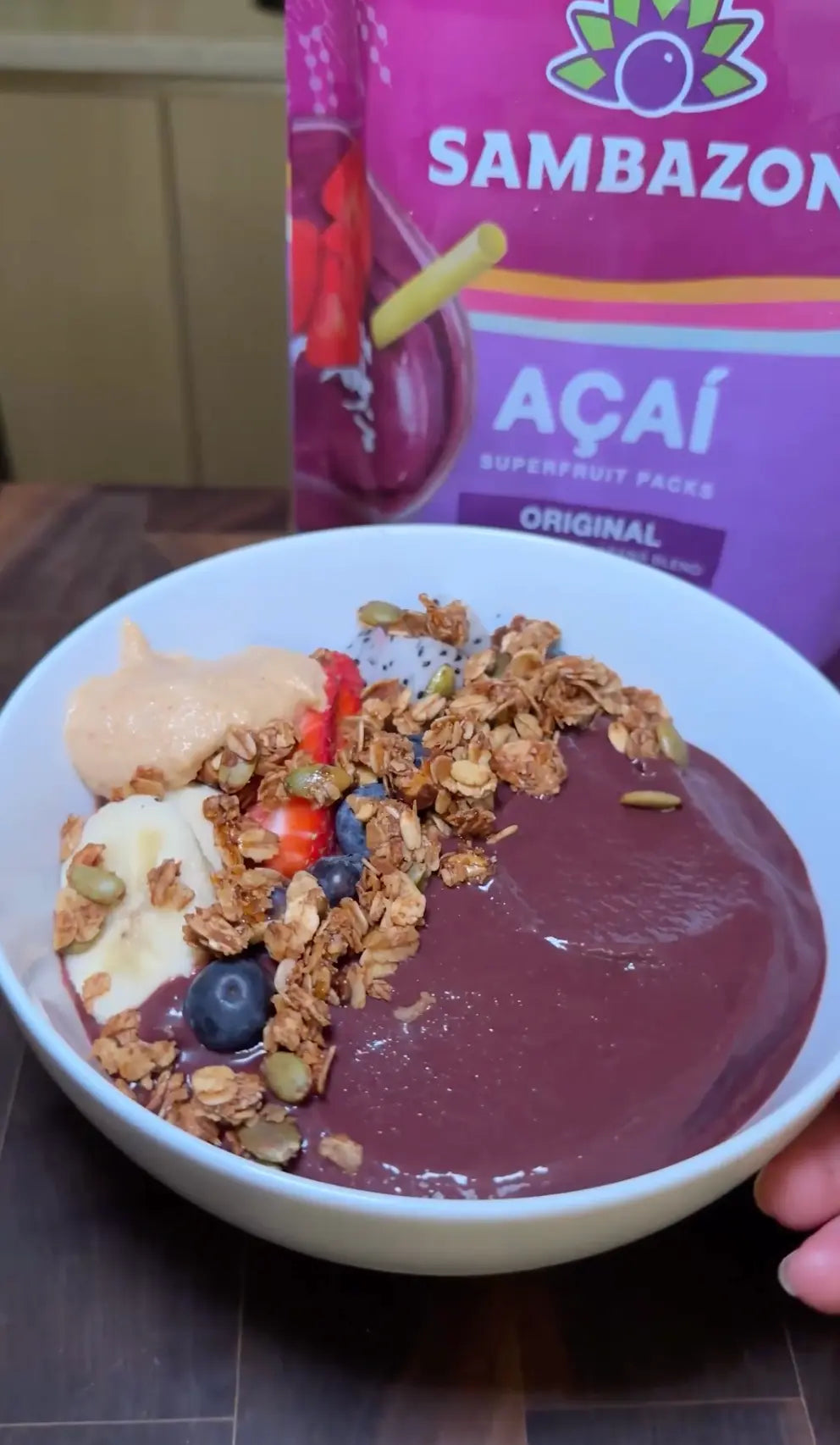 Tess Sinatro's Homemade Açaí Bowl Recipe