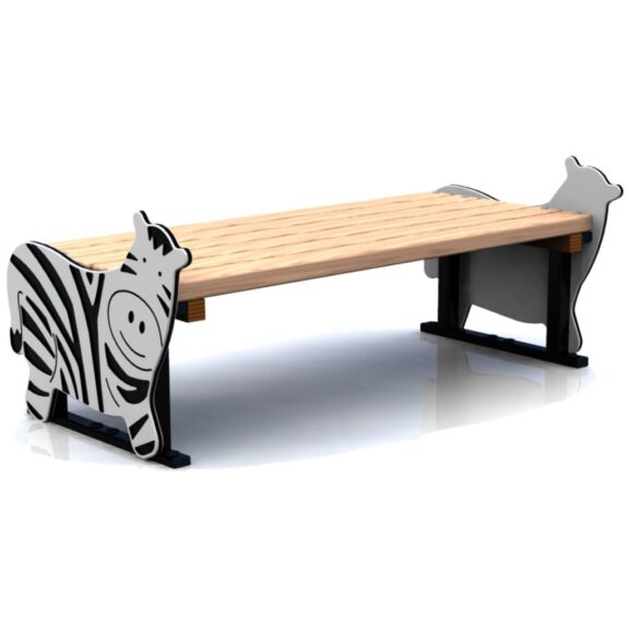 Safari Bench – Zebra