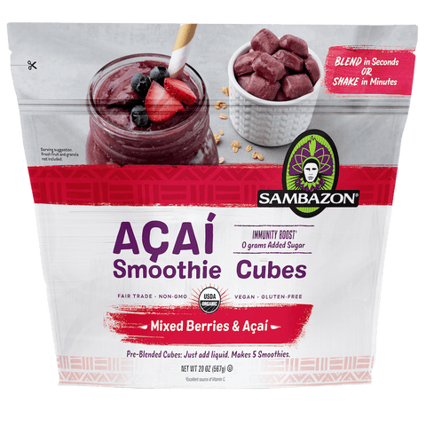 mixed berry acai cubes