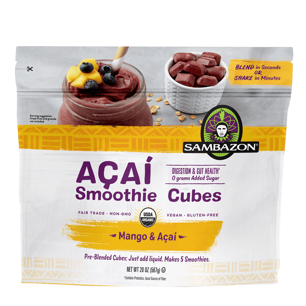 Mango & Açaí Frozen Smoothie Cubes